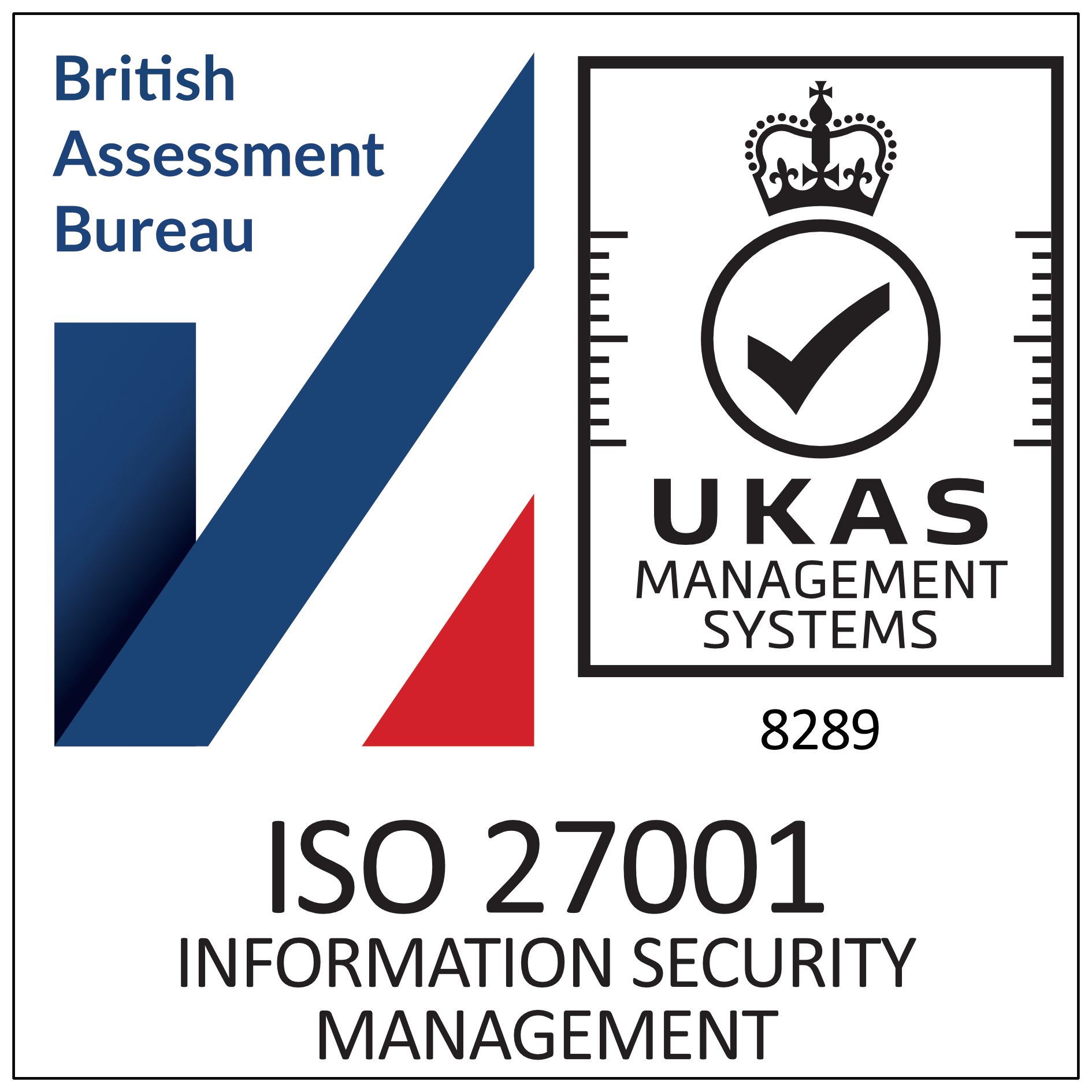 27001 ISO badge