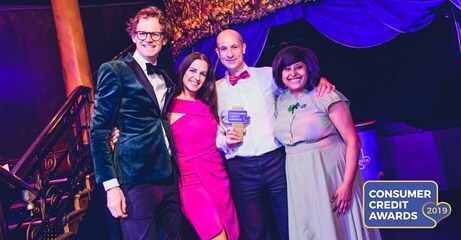 The Fair for You team at the Consumer Credit Awards