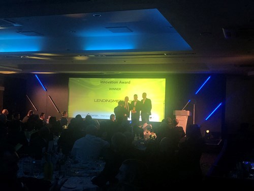Paul Brown accepts on behalf of LendingMetrics