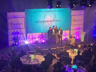 LendingMetrics being presented with the Best Credit Information Provider