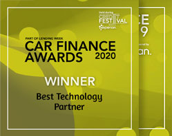 Winner of "Best Technology Partner" (2020) and "Innovation Award" (2019) - Car Finance Awards